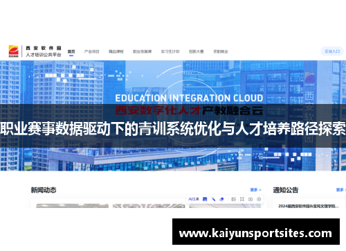 职业赛事数据驱动下的青训系统优化与人才培养路径探索